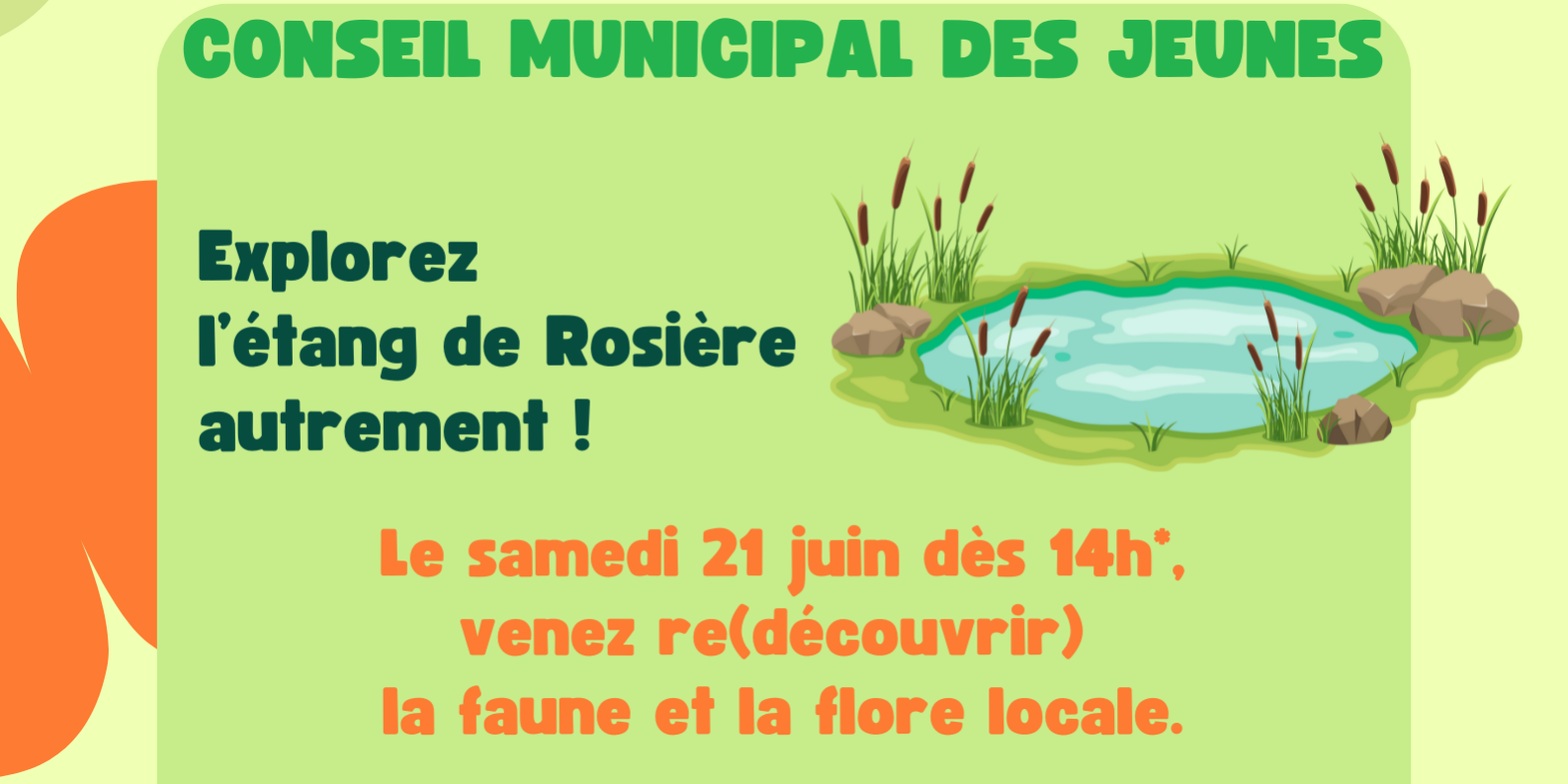 Affiche Jeu d’orientation écologique Rosière CMJ