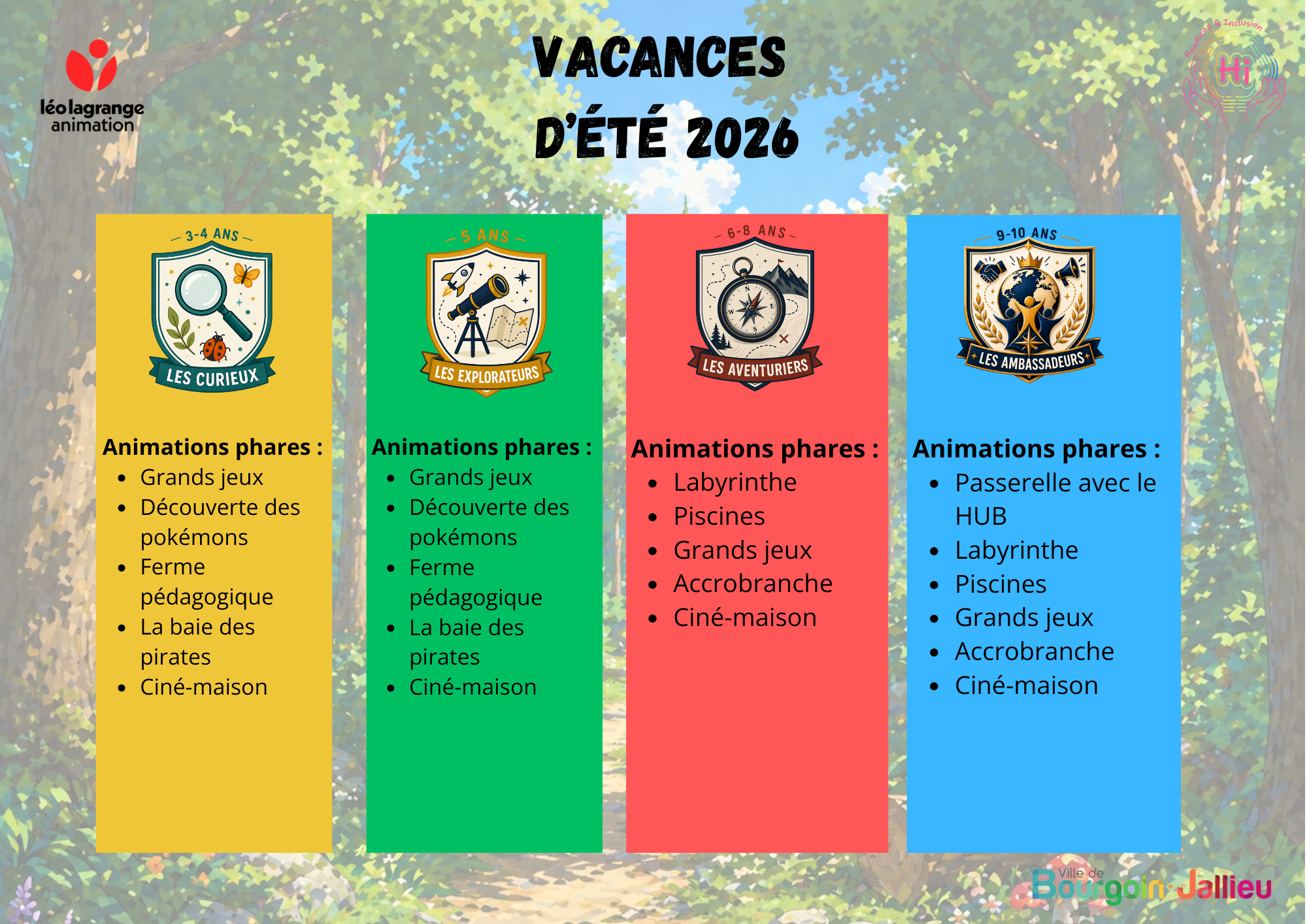 You are currently viewing PLANNINGS ACTIVITES ETE 2026